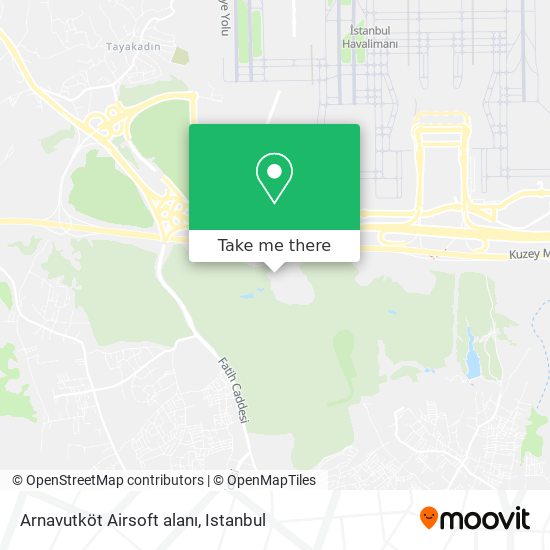 Arnavutköt Airsoft alanı map