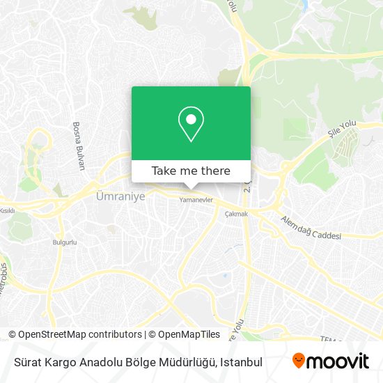Sürat Kargo Anadolu Bölge Müdürlüğü map