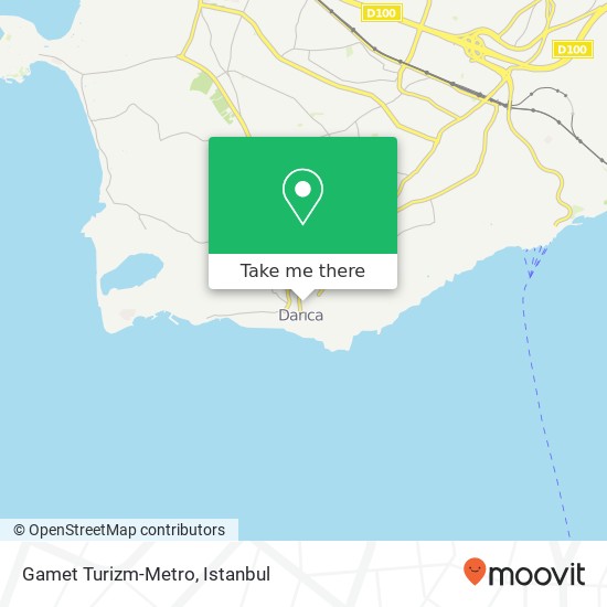 Gamet Turizm-Metro map