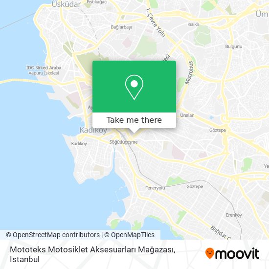 Mototeks Motosiklet Aksesuarları Mağazası map