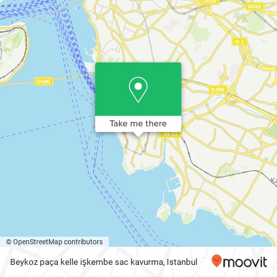 Beykoz paça kelle işkembe sac kavurma map