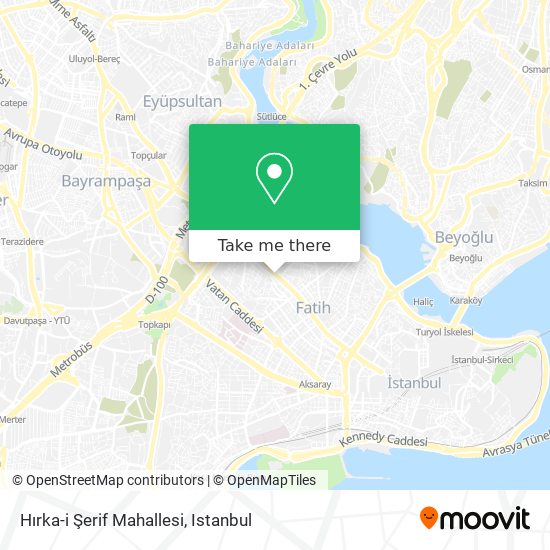 Hırka-i Şerif Mahallesi map