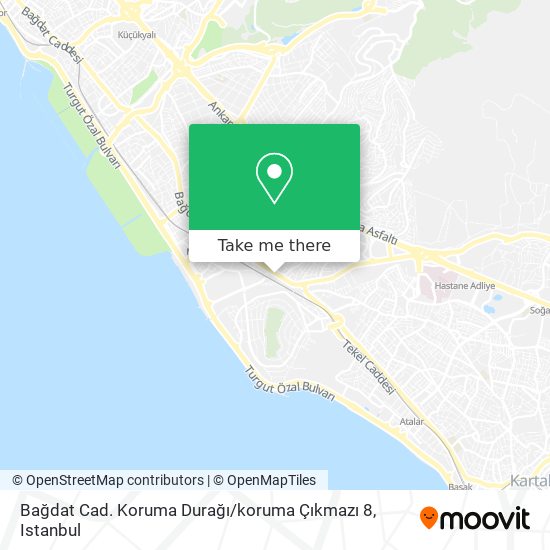 Bağdat Cad. Koruma Durağı / koruma Çıkmazı 8 map