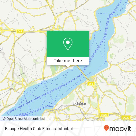 Escape Health Club Fitness map