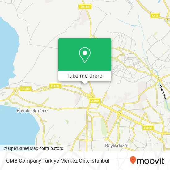CMB Company Türkiye Merkez Ofis map