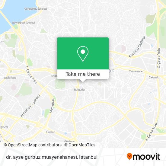 dr. ayse gurbuz muayenehanesi map