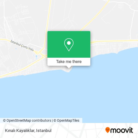 Kınalı Kayalıklar map