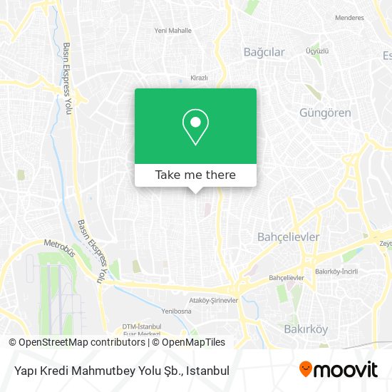 Yapı Kredi Mahmutbey Yolu Şb. map