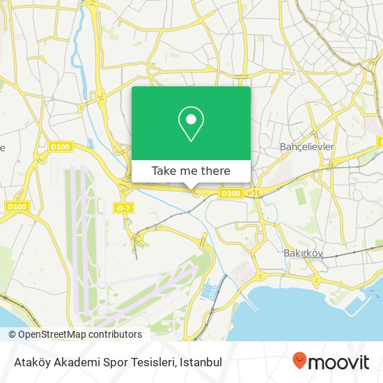 Ataköy Akademi Spor Tesisleri map