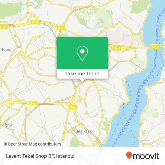 Levent Tekel Shop BT map