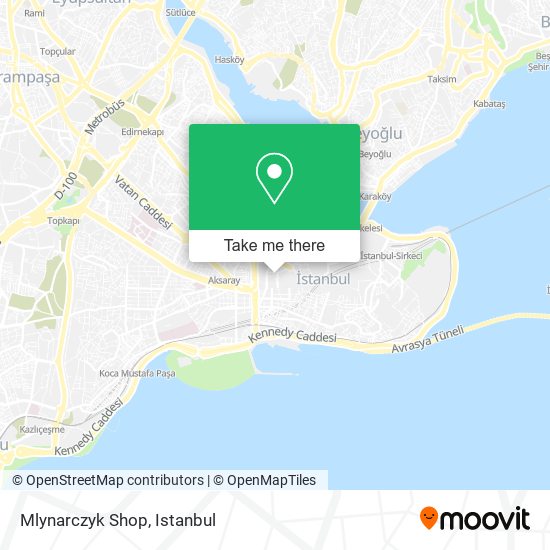 Mlynarczyk Shop map