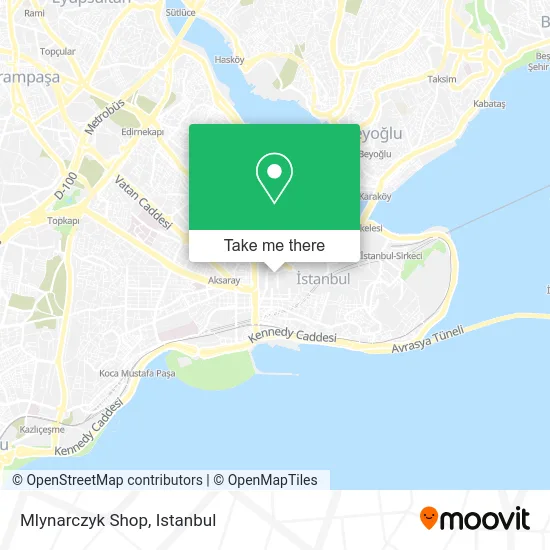 Mlynarczyk Shop map
