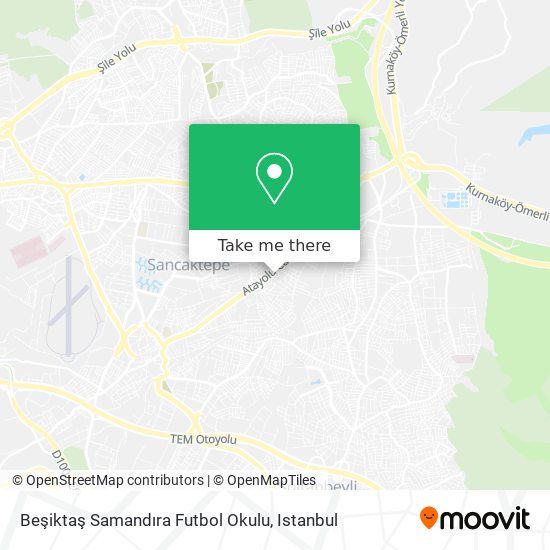 Beşiktaş Samandıra Futbol Okulu map