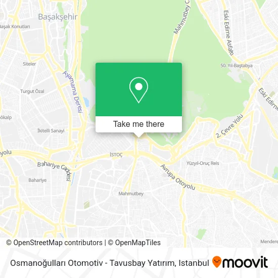 Osmanoğulları Otomotiv - Tavusbay Yatırım map