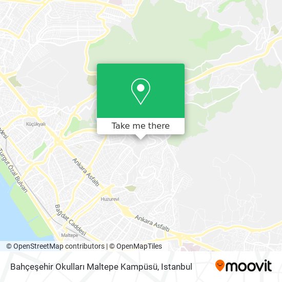 Bahçeşehir Okulları Maltepe Kampüsü map