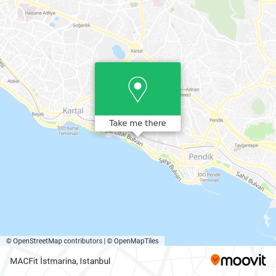 MACFit İstmarina map