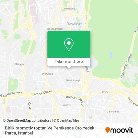 Birlik otomotiv toptan Ve Perakende Oto Yedek Parca map