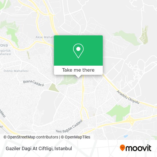 Gaziler Dagi At Ciftligi map