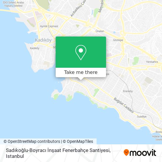 Sadıkoğlu-Boyracı İnşaat Fenerbahçe Santiyesi map