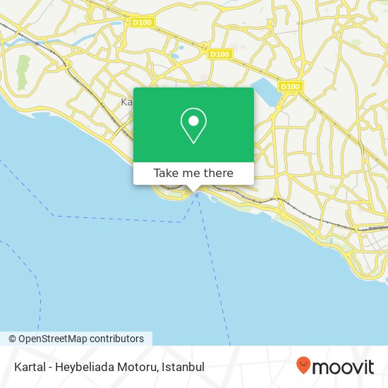 Kartal - Heybeliada Motoru map