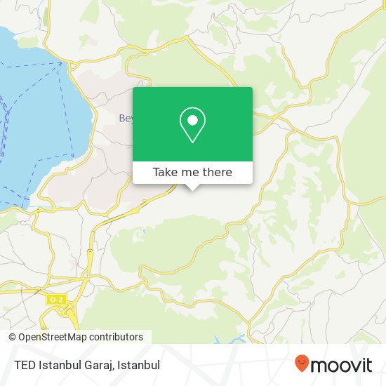 TED Istanbul Garaj map