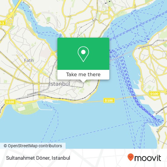 Sultanahmet Döner map