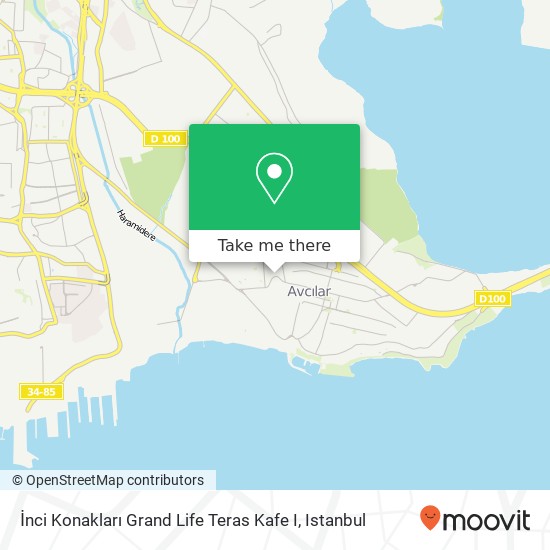 İnci Konakları Grand Life Teras Kafe I map