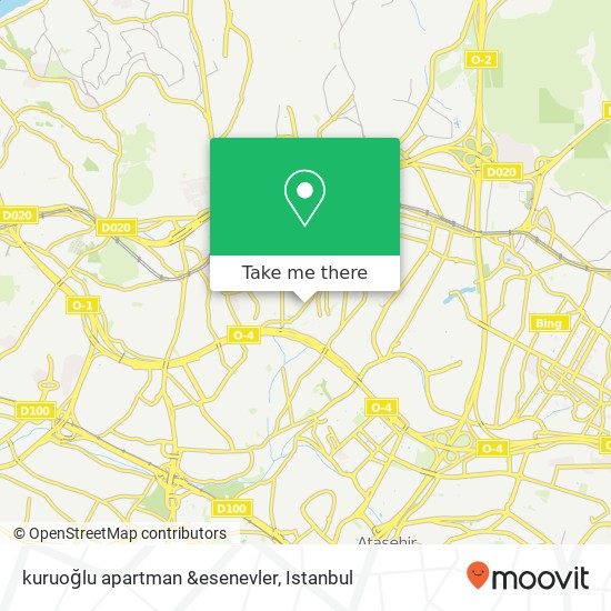 kuruoğlu apartman &esenevler map