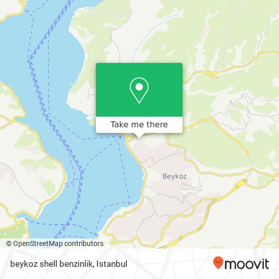 beykoz shell benzinlik map