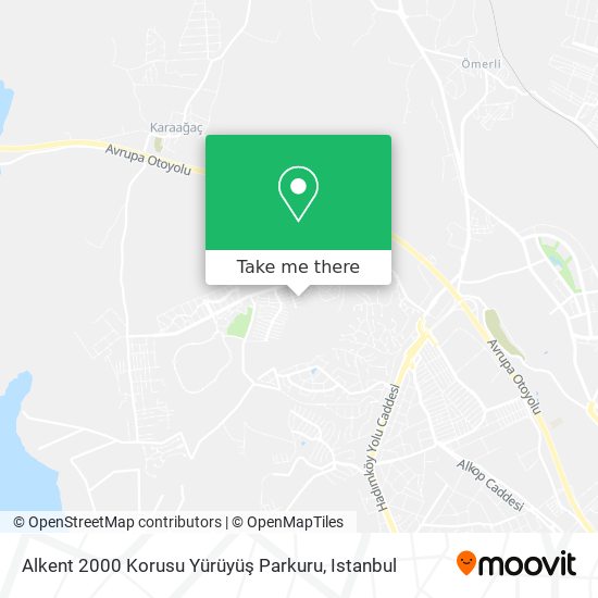 Alkent 2000 Korusu Yürüyüş Parkuru map