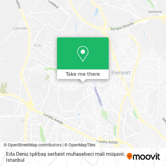 Eda Deniz Işıkbaş serbest muhasebeci mali müşavir map