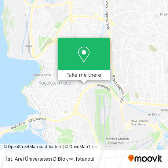 İst. Arel Üniversitesi D Blok ✏️ map