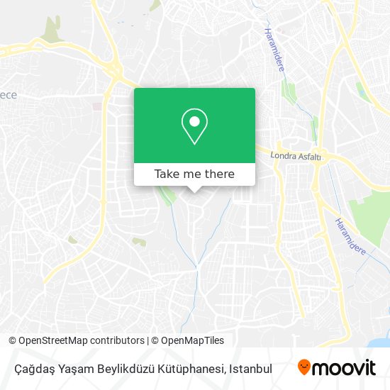 Çağdaş Yaşam Beylikdüzü Kütüphanesi map