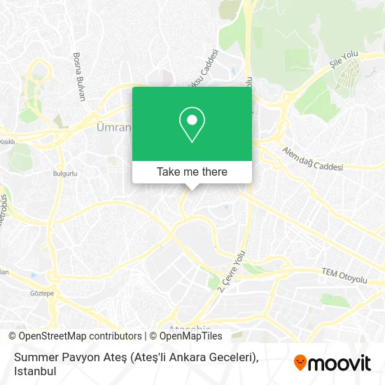 Summer Pavyon Ateş (Ateş'li Ankara Geceleri) map