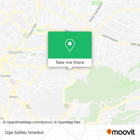 İzge Suites map