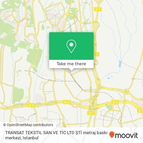TRANSAT TEKSTIL SAN VE TİC LTD ŞTİ metraj baskı merkezi map