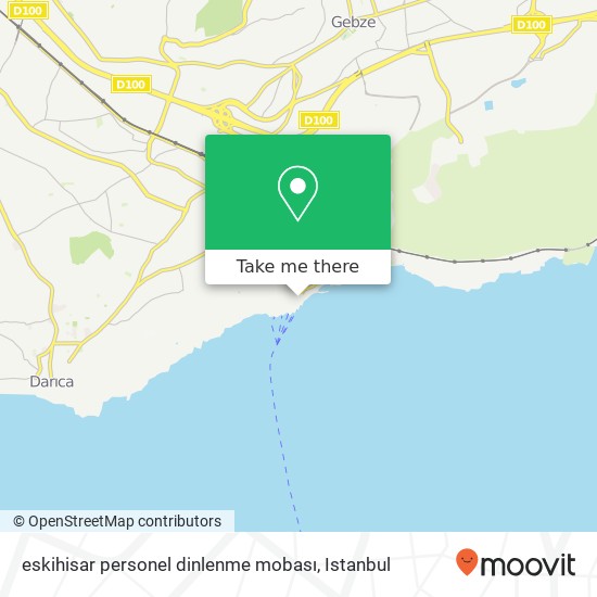 eskihisar personel dinlenme mobası map