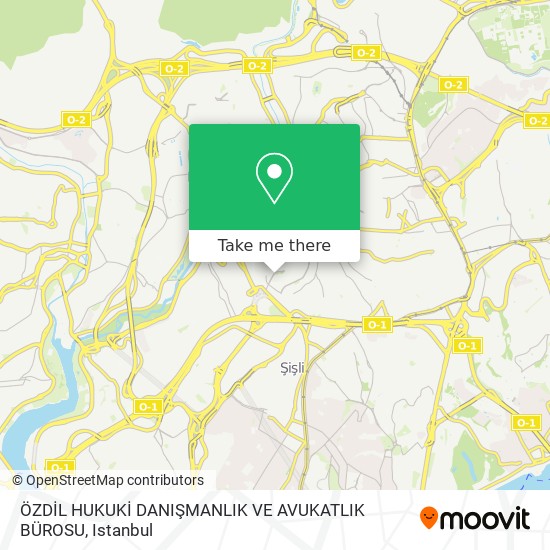 ÖZDİL HUKUKİ DANIŞMANLIK VE AVUKATLIK BÜROSU map