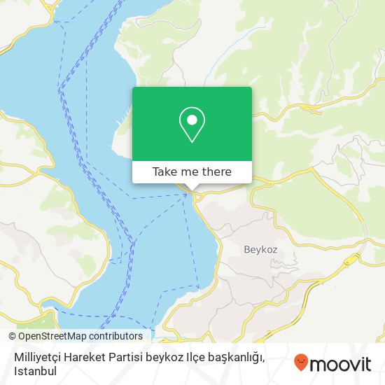 Milliyetçi Hareket Partisi beykoz Ilçe başkanlığı map