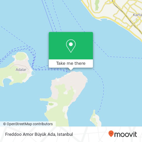 Freddoo Amor Büyük Ada map