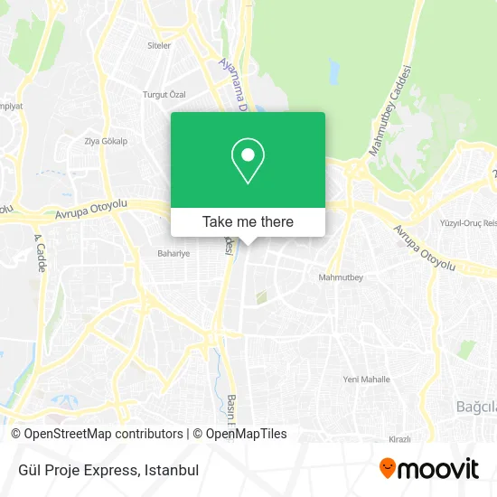 Gül Proje Express map