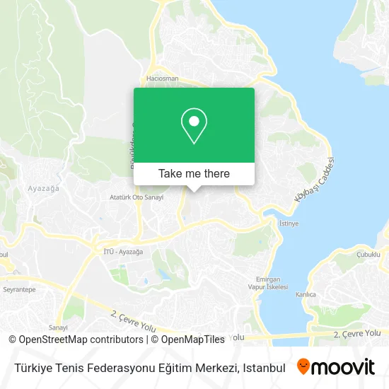 Türkiye Tenis Federasyonu Eğitim Merkezi map