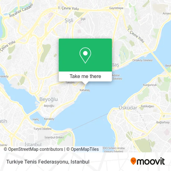 Turkiye Tenis Federasyonu map