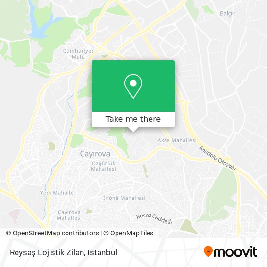 Reysaş Lojistik Zilan map
