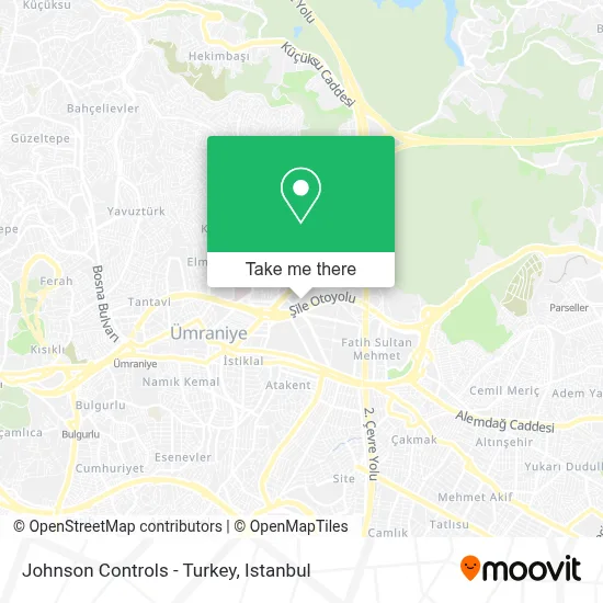 Johnson Controls - Turkey map