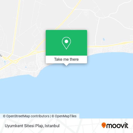 Uyumkent Sitesi Plajı map