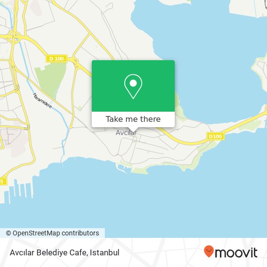 Avcılar Belediye Cafe map