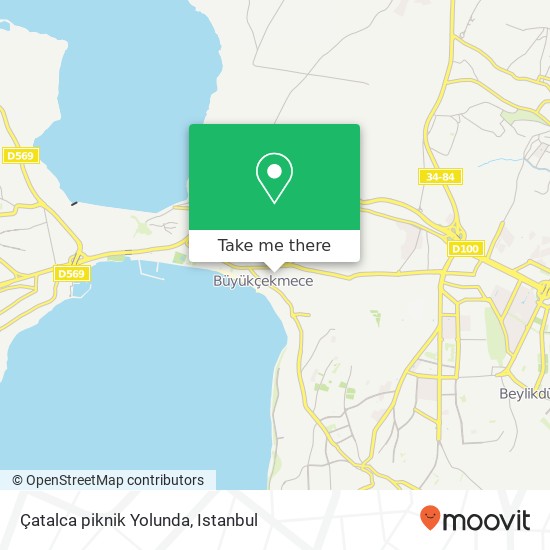 Çatalca piknik Yolunda map