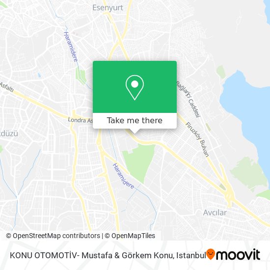 KONU OTOMOTİV- Mustafa & Görkem Konu map