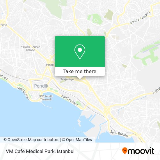 VM Cafe Medical Park map